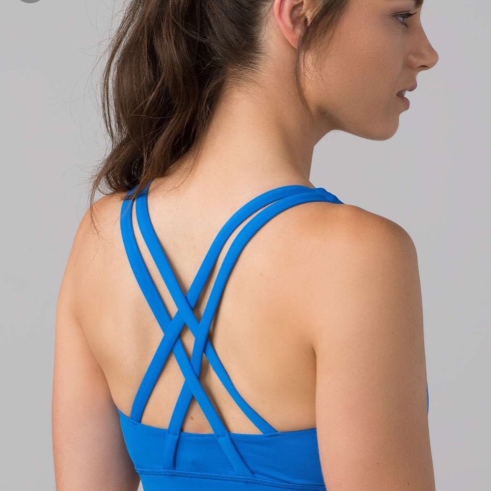 Lululemon Energy Bra Blue Size 6